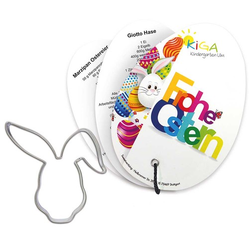 Baking-shapes with recipe book Easter egg - bunny 1 Baking-shapes with recipe book Easter egg - bunny 1