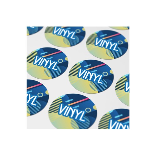 Vinyl Sticker Rond Ø 40 mm Vinyl Sticker Rond Ø 40 mm