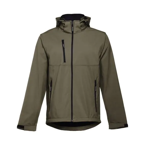THC ZAGREB. Veste softshell pour homme en polyester et élasthanne