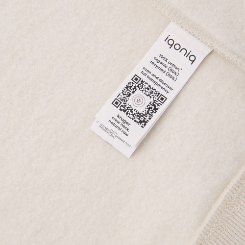 Jersey IQONIQ Kruger con cuello redondo algodón reciclado