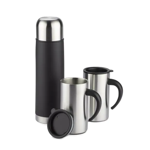 Gift Set ACON (Vacuum flask 500 ml and 2 travel mugs 260 ml) Gift Set ACON (Vacuum flask 500 ml and 2 travel mugs 260 ml)