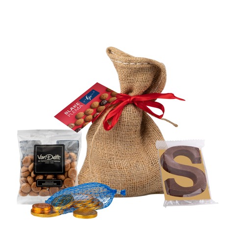 Burlap bag of Sinterklaas mix