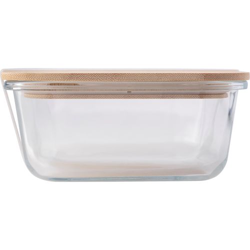 Lunch box, coperchio in bambù, in vetro Nicole
