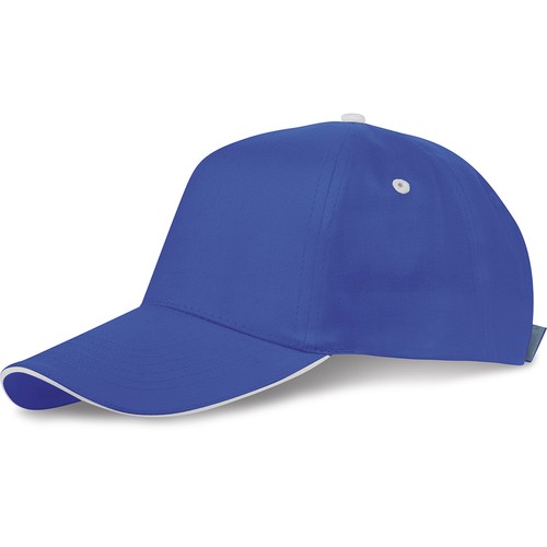 CASQUETTE 5 PANNEAUX SANDWICH EN 100% COTON