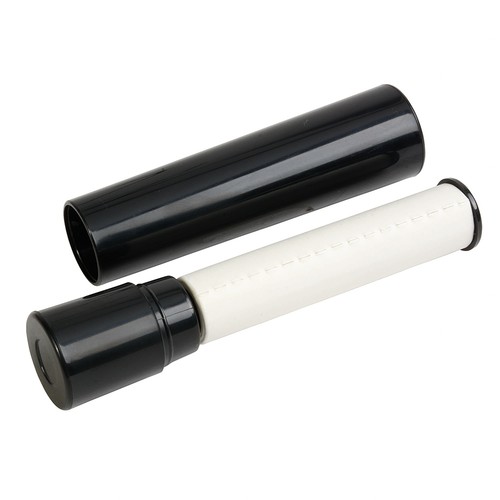 Travel-size lint roller with lid and adhesive roll (11 cm tall, 2.4 cm diameter) Travel-size lint roller with lid and adhesive roll (11 cm tall, 2.4 cm diameter)