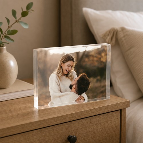 Custom Acrylic Photo Blocks - Crystal-Clear, Made to Order
