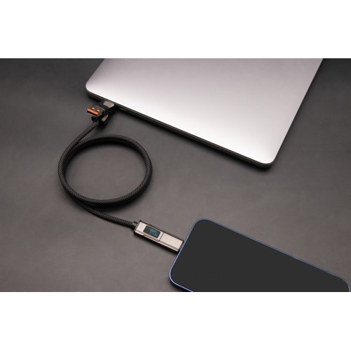 100W Display ultra fast charge magnetic cable
