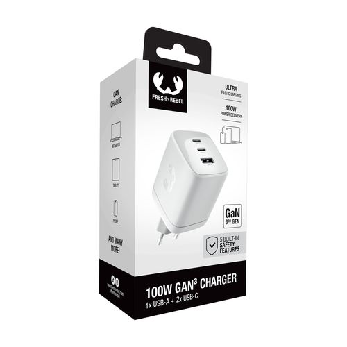 Fresh 'n Rebel 100W PD Wall Charger Fresh 'n Rebel 100W PD Wall Charger
