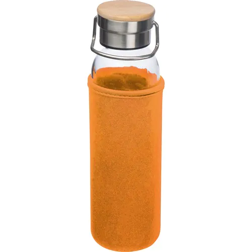 Bouteille en verre avec housse néoprène, 600 ml Bouteille en verre avec housse néoprène, 600 ml