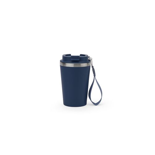 SPITZ. Gobelet de voyage en acier inoxydable (90% rSS) à double paroi et finition mate 460 mL