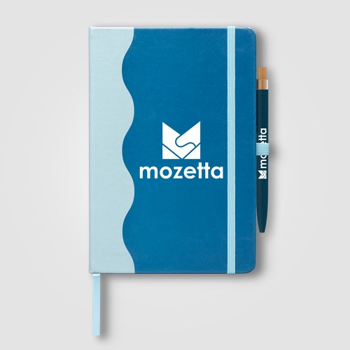 Carnet Grete à motif vagues + stylo - A5 Carnet Grete à motif vagues + stylo - A5