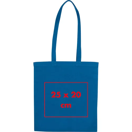 Cotton bag with long handles