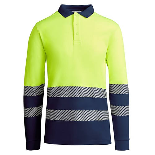 High-vis long-sleeve polo ATRIO LS