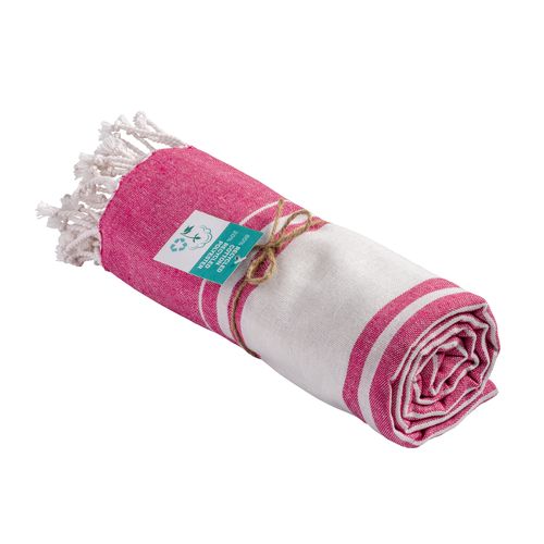 Beach towel /pareo in recycled cotton 180 gr/m2