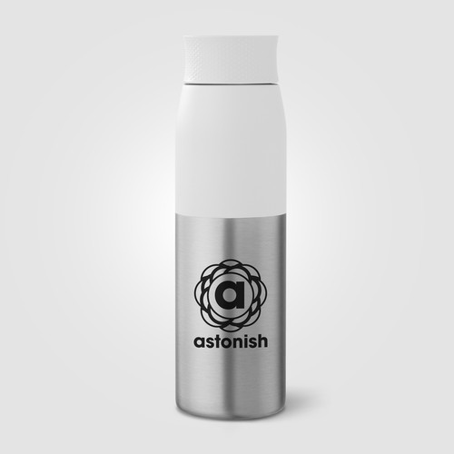Bouteille Borealis à couvercle à torsion en acier inoxydable recyclé - 650 ml Bouteille Borealis à couvercle à torsion en acier inoxydable recyclé - 650 ml