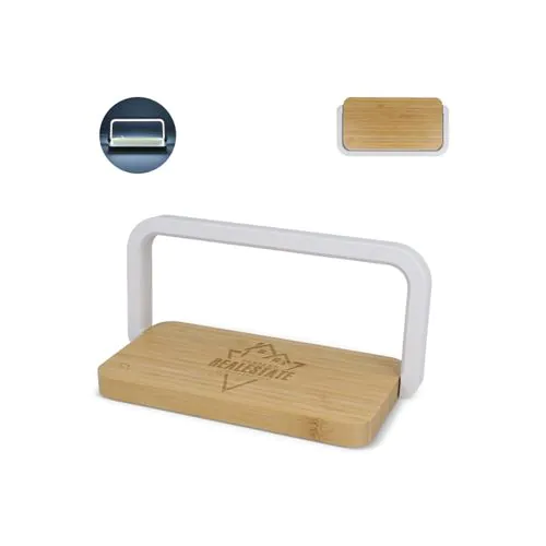 15W Wireless Charger with Dimmable LED Lamp