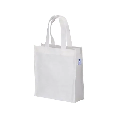 80 g / m2 R-pet mini shopping bag with short handles and gusset 80 g / m2 R-pet mini shopping bag with short handles and gusset