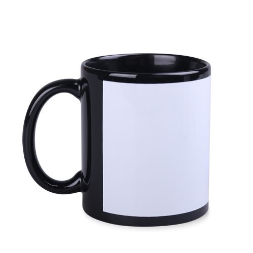 Sublimation mug Tomek Nero Art Solid 300ml black Sublimation mug Tomek Nero Art Solid 300ml black