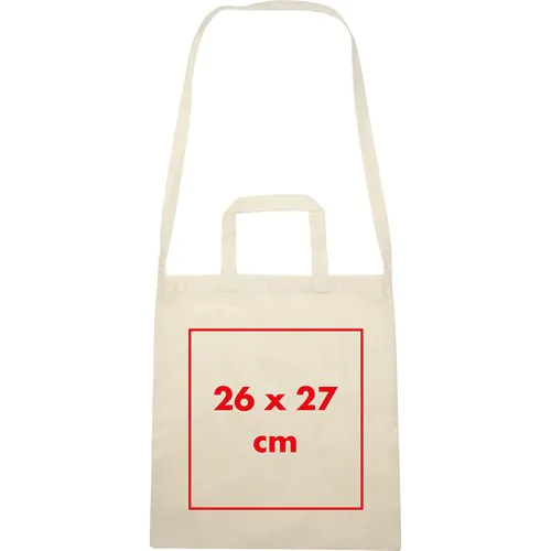 Borsa in cotone con tre manici Borsa in cotone con tre manici