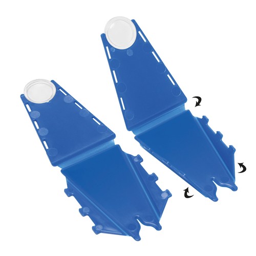 Tick remover with magnifier, foldable