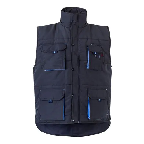 VL NERGAL. Padded vest, two-tone, multi-pocket (120g/m²), in polyester (100%) VL NERGAL. Padded vest, two-tone, multi-pocket (120g/m²), in polyester (100%)