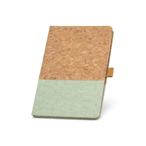 KLEE. A5 notebook in cork and linen with lined sheets KLEE. A5 notebook in cork and linen with lined sheets