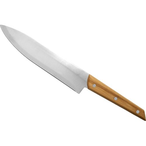 Bamboo cutting board with sharpener 'Takeita' and chef knife 'Alta'