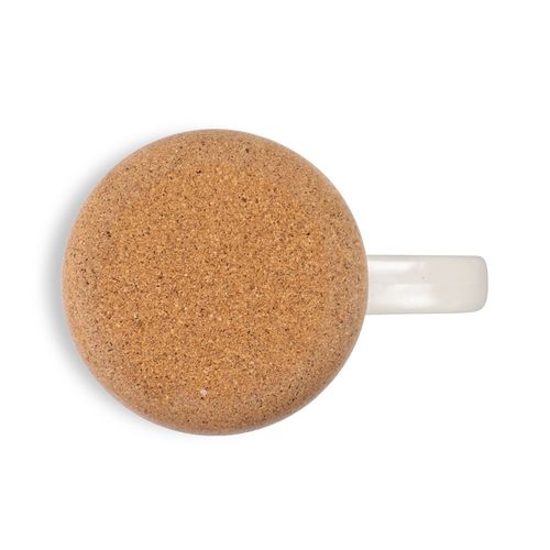 CONSTELLATION CORK. Ceramic mug with cork base 370 mL