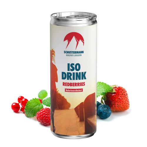 Iso Drink Redberries (GER), 250 ml, Eco Label Iso Drink Redberries (GER), 250 ml, Eco Label