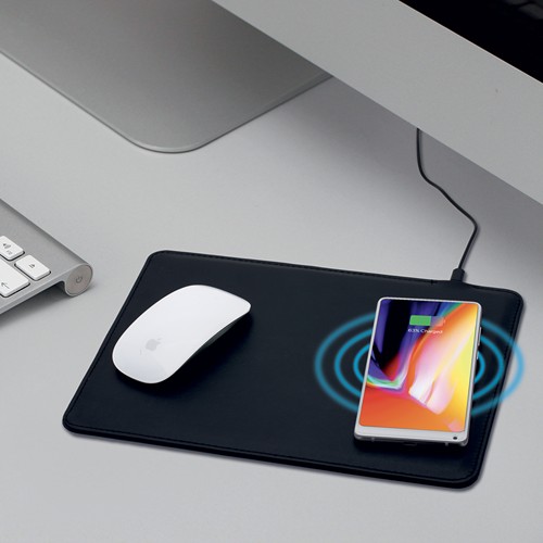 ALFOMBRILLA CON CARGA INALÁMBRICA EN PU