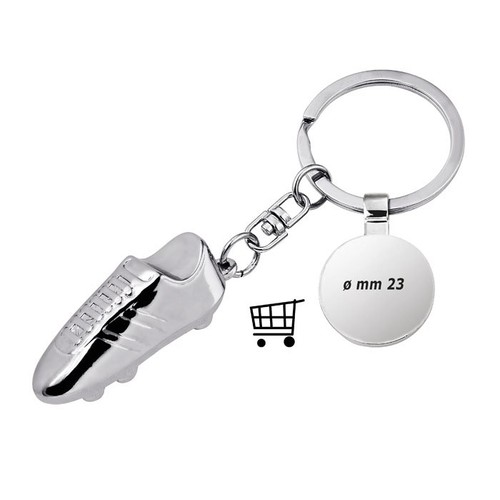 KEY CHAIN FOOTBALL-SHOE SHINY