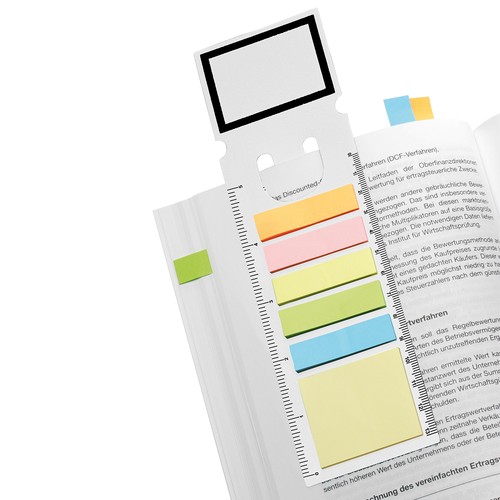Punto de libro con tiras adhesivas Punto de libro con tiras adhesivas