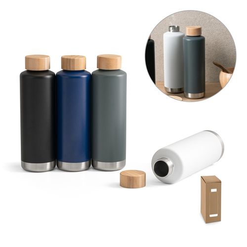 NORRE BOTTLE. Double wall stainless steel (36% recycled) vacuum insulated bottle 640 mL NORRE BOTTLE. Double wall stainless steel (36% recycled) vacuum insulated bottle 640 mL