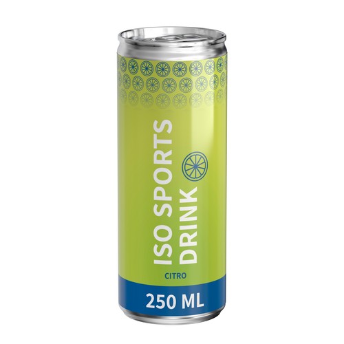 Iso Sports Drink Agrumes, Body Label