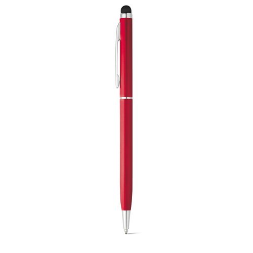 ZOE. Stylo en aluminium avec mécanisme twist et embout tactile