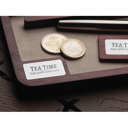 Drewniany organizer na biurko