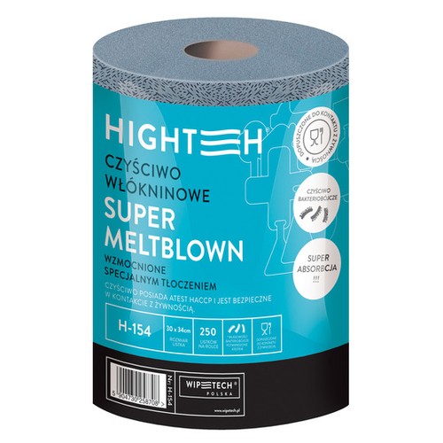 Super MELTBLOWN non-woven cleaning cloth H-154 (roll of 250 leaves)