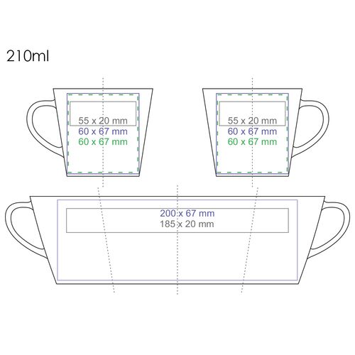 Mug Victor 210ml white Mug Victor 210ml white
