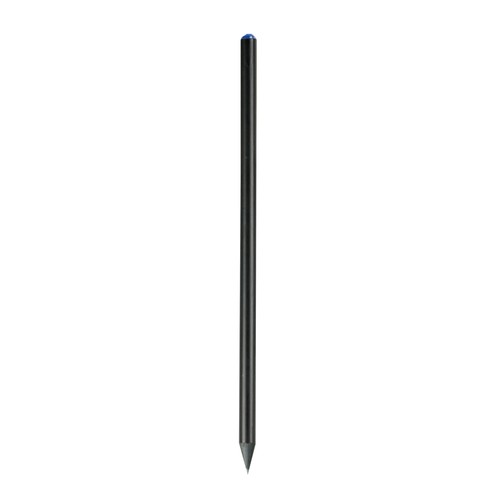 Black wooden pencil with graphite lead, black wood, cylindrical cross-section Black wooden pencil with graphite lead, black wood, cylindrical cross-section
