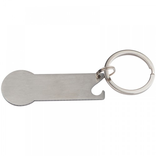 Keyring with shopping cart chip Keyring with shopping cart chip