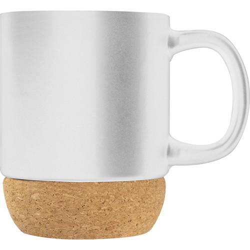 Ceramic mug with cork bottom Gistel Ceramic mug with cork bottom Gistel