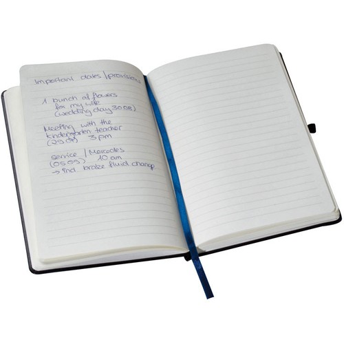 Carnet format A5 avec fermeture par bande élastique Carnet format A5 avec fermeture par bande élastique