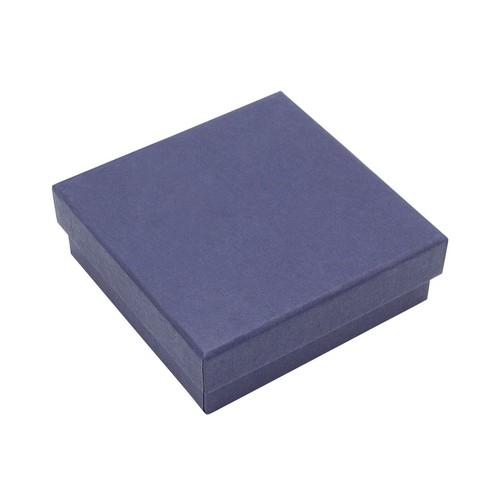 SCATOLA BLU RASO BLU 140X140X35 MM