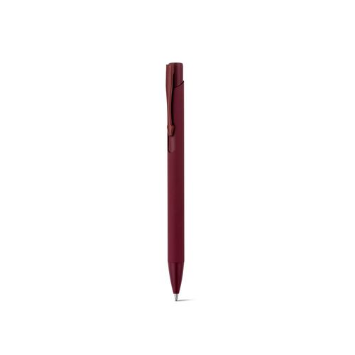 CLINT. Recycled aluminium (100% rAL) ballpoint pen with rubber finish