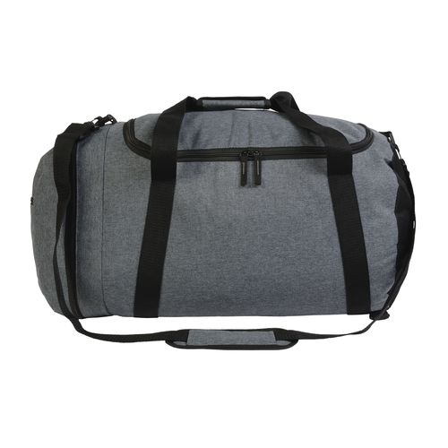 Bolsa deportiva de poliéster de dos tonos con tiras extraíbles y bolsillo porta botas Bolsa deportiva de poliéster de dos tonos con tiras extraíbles y bolsillo porta botas