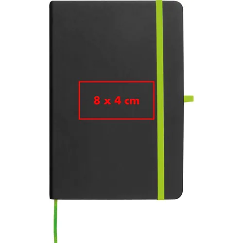 Carnet de notes A5 avec gravure en couleur