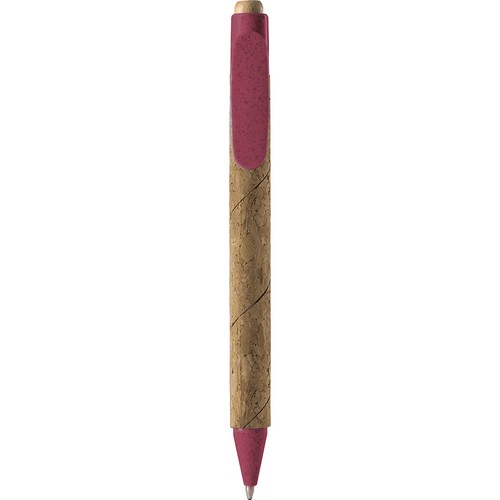 STYLO À BILLE EN LIÈGE ET PAILLE DE BLÉ+ABS