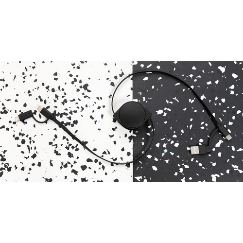 Cable 6 en 1 en TPE et plastique recyclé RCS