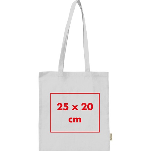 Sac en coton à longues anses en coton recyclé et RPET