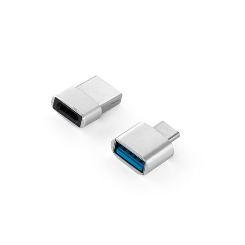 MINSKY. Set van 2 aluminium USB-A / USB-C adapters MINSKY. Set van 2 aluminium USB-A / USB-C adapters